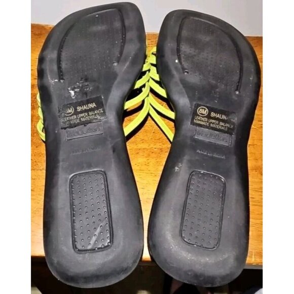 New Madeline Shauna sandals flip flop size 7M pink leather summer - Picture 13 of 14